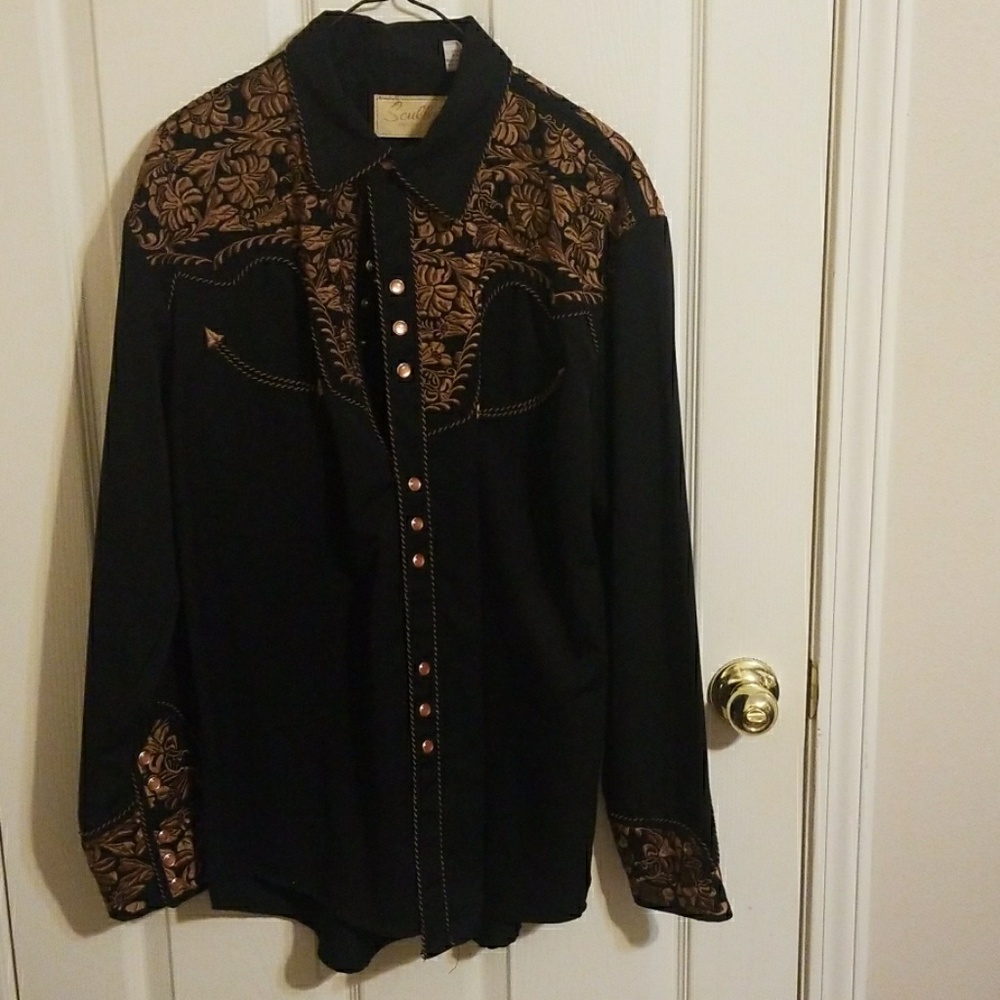 Mens Scully Western Shirt